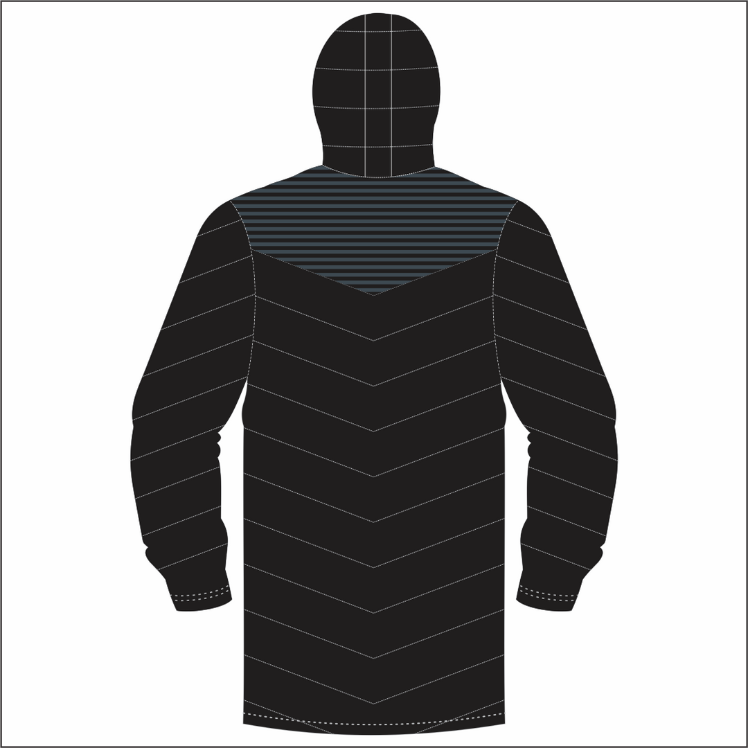 Rhymney RFC Long Puffy Jacket KIDS - 26/27