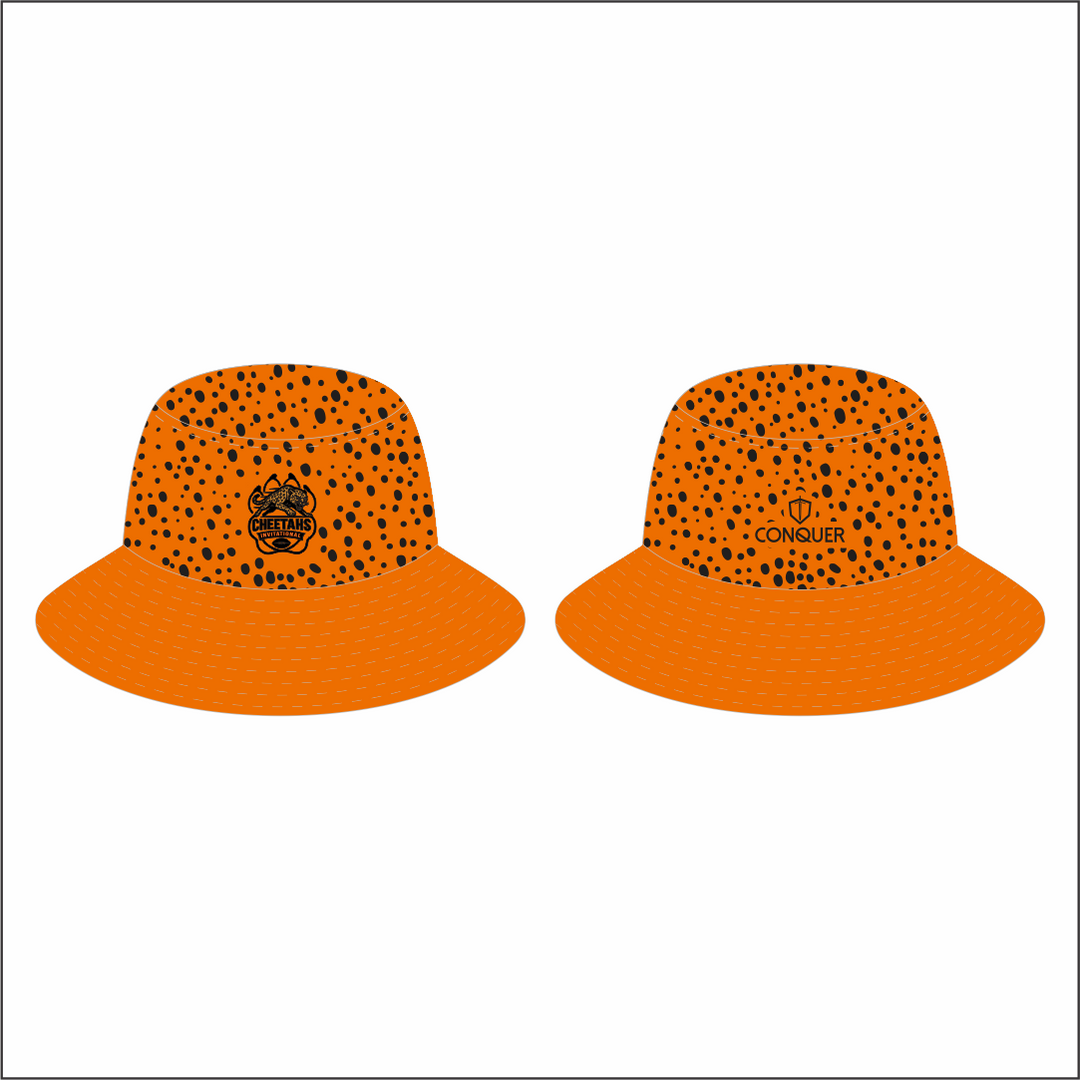 Cheetahs Invitational Reversible Bucket Hat KIDS - Cheetah Print