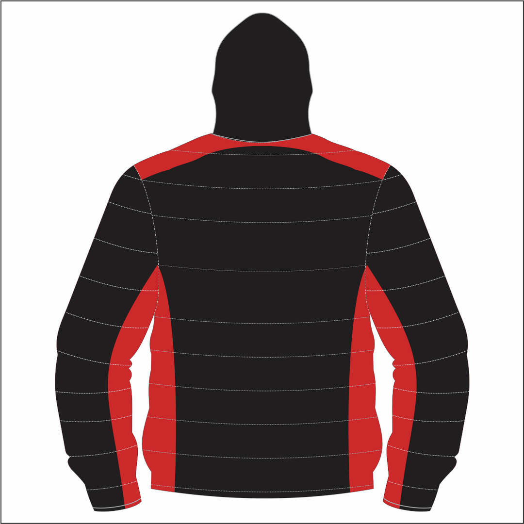 Welsh Fire Service Rugby Black/Red Puffy Jacket