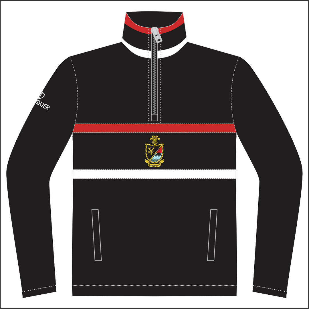 Ynysddu RFC 1/4 Zip Polar Fleece Midlayer KIDS