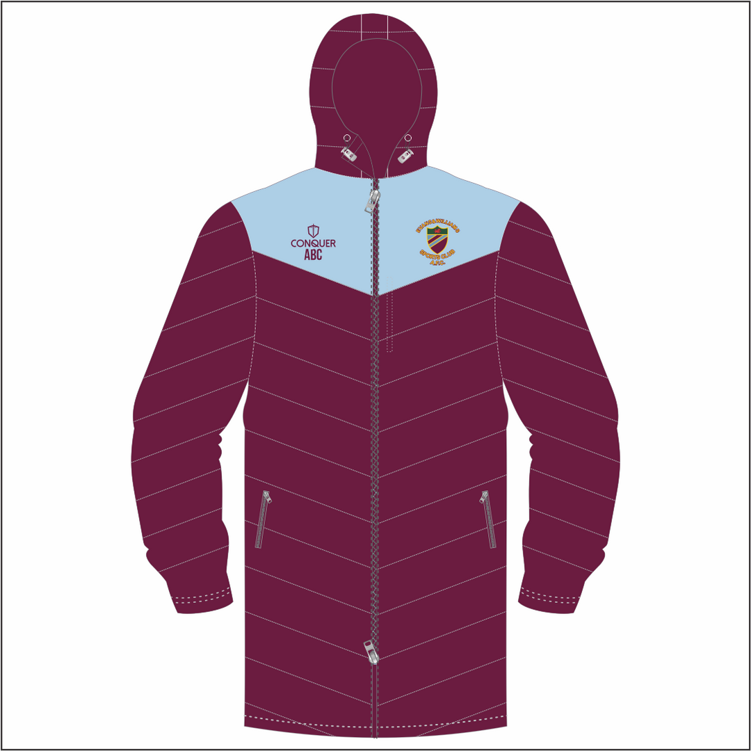 Evans & Williams Sports Club Long Puffy Jacket Kids