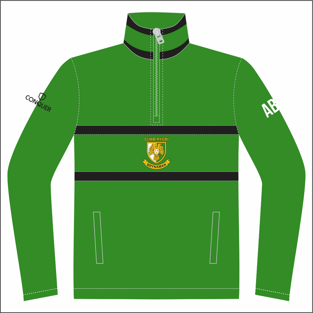 Brynamman RFC Zip Polar Fleece Midlayer (Green)