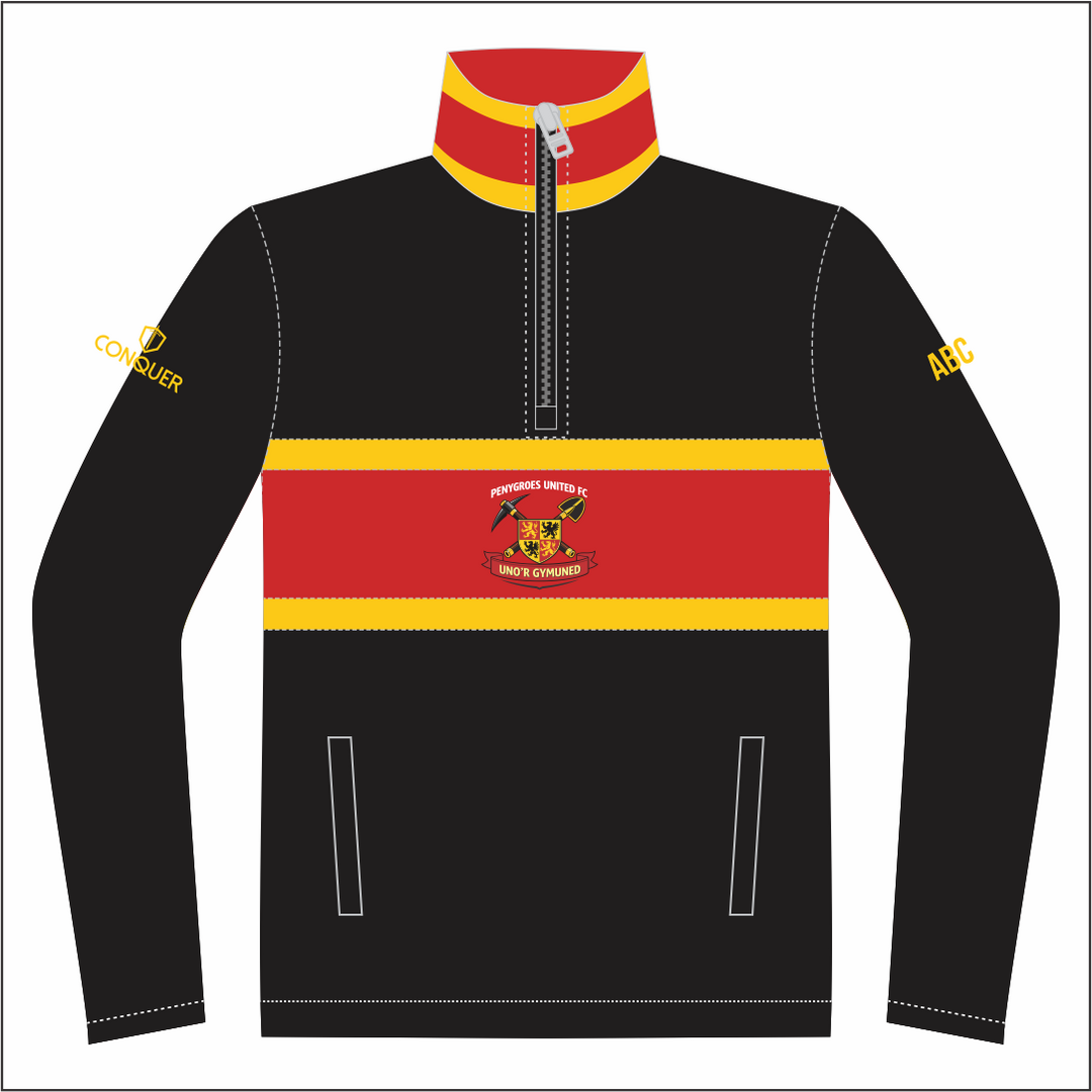 Penygroes FC 1/4 Zip Polar Fleece Midlayer