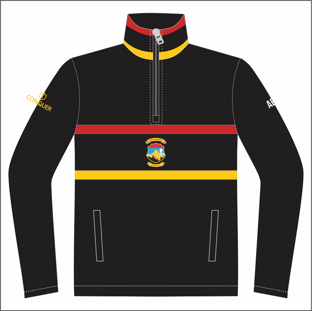Brynmawr RFC 1/4 Zip Polar Fleece Midlayer