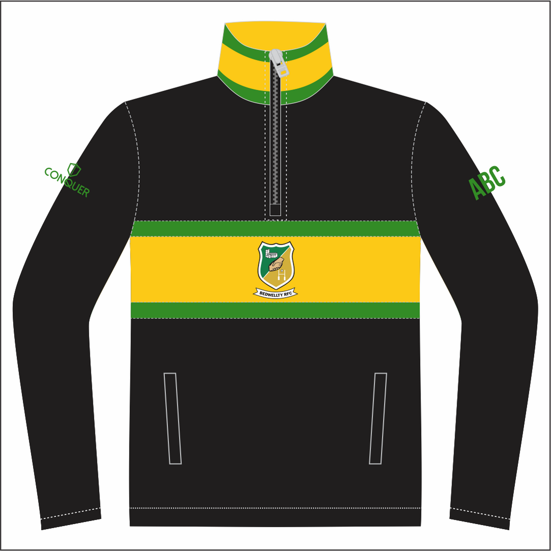 Bedwellty RFC 1/4 Zip Polar Fleece Midlayer