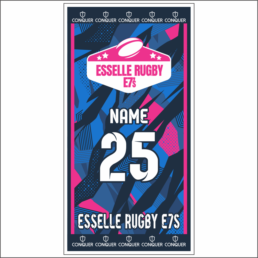 Esselle Rugby 7s WOMENS Team Beach Towel