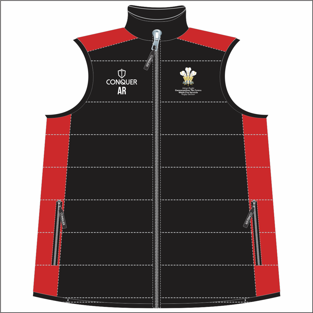 Welsh Fire Service Rugby Gilet