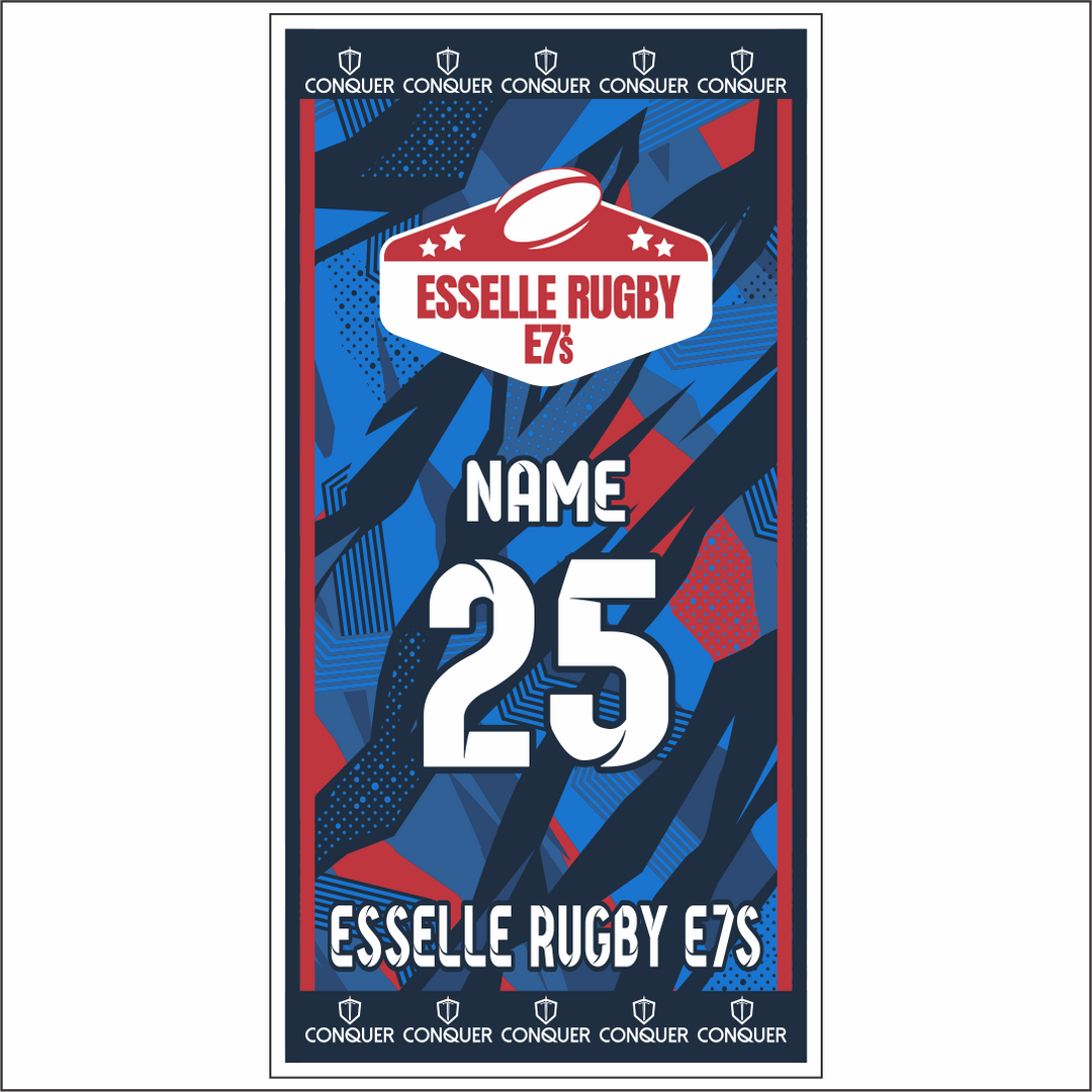 Esselle Rugby 7s MENS Team Beach Towel