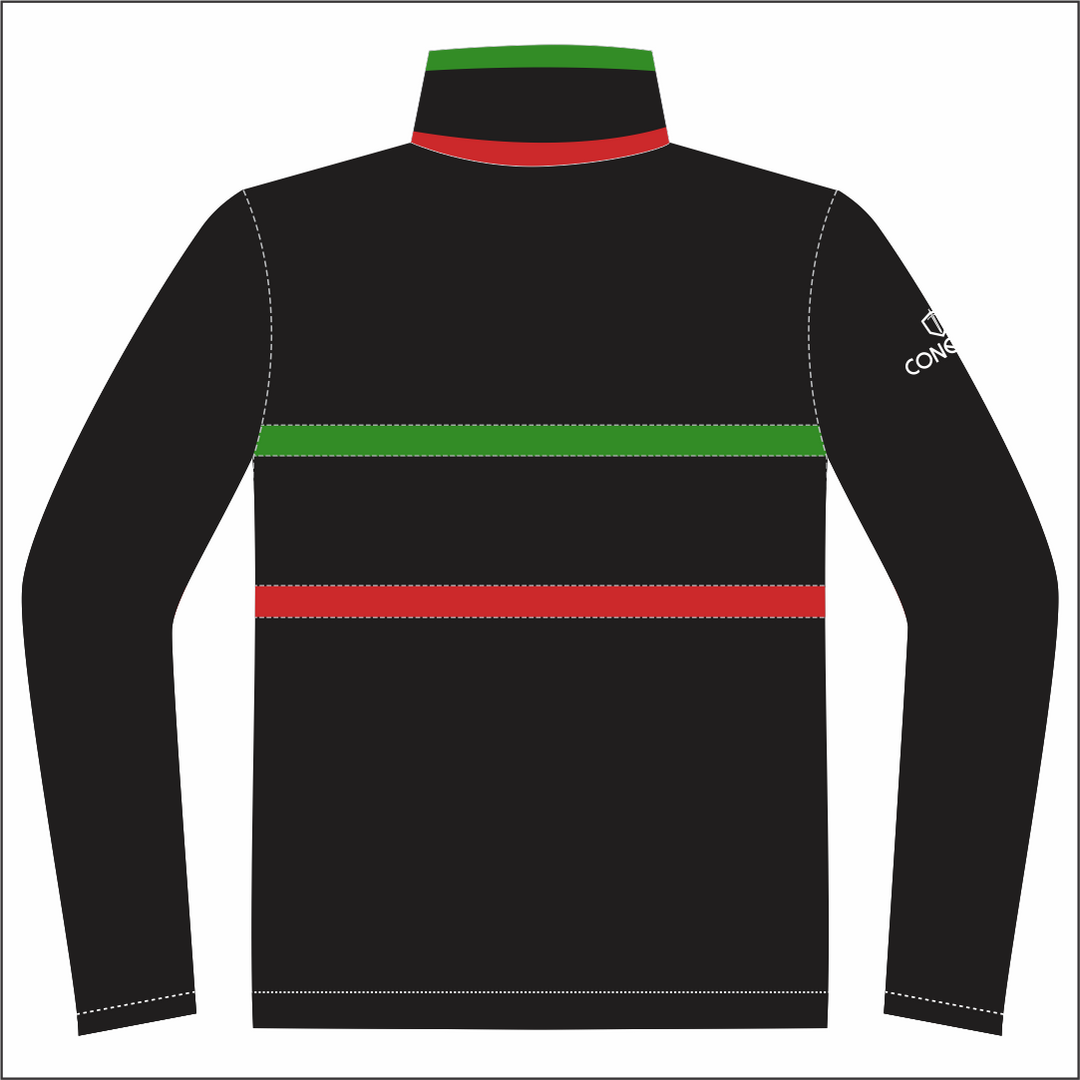 Rhymney Valley SCHOOLS 1/4 Zip Polar Fleece Midlayer KIDS