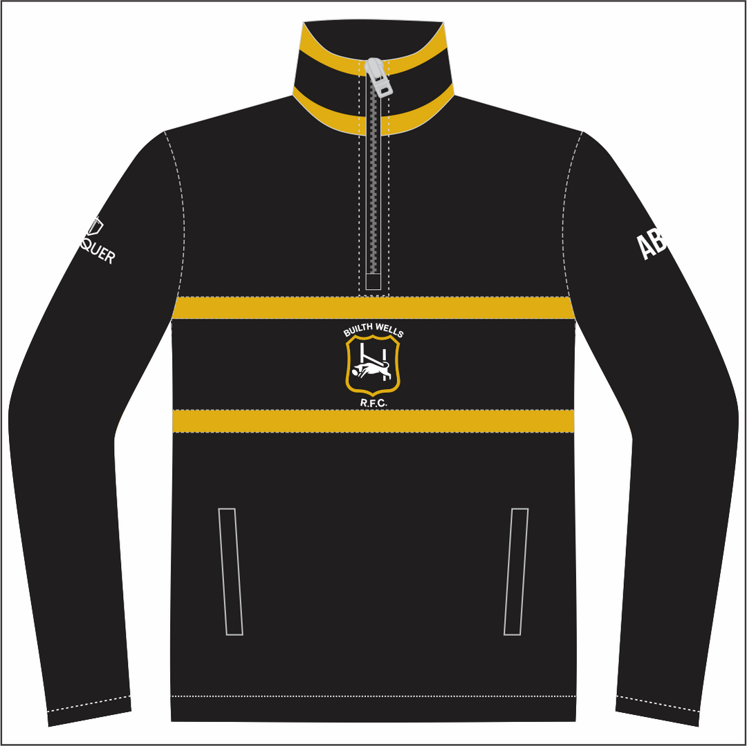 Builth Wells RFC 1/4 Zip Polar Fleece Midlayer - 26/27