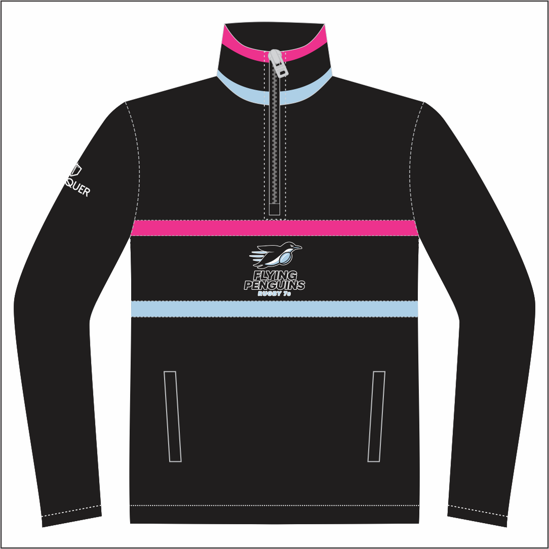Flying Penguins 1/4 Zip Polar Fleece Midlayer KIDS