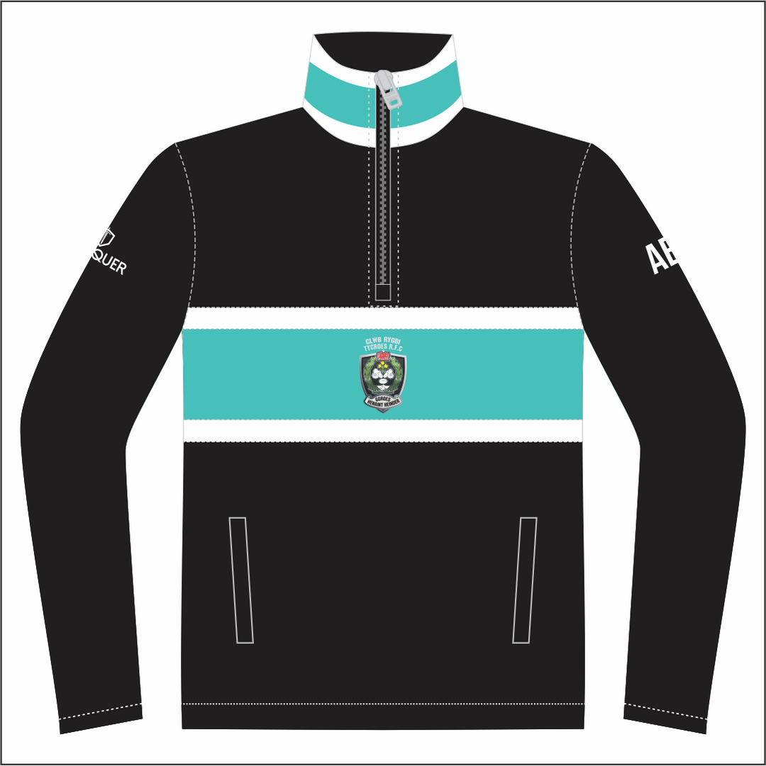 Tycroes LADIES RFC 1/4 Zip Polar Fleece Midlayer