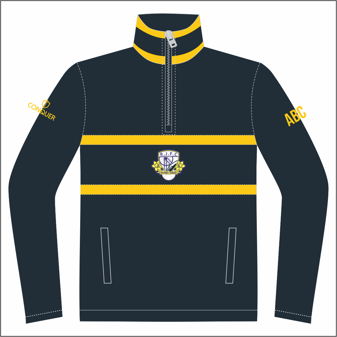 Rhymney JFC 26/27 1/4 Zip Polar Fleece Midlayer