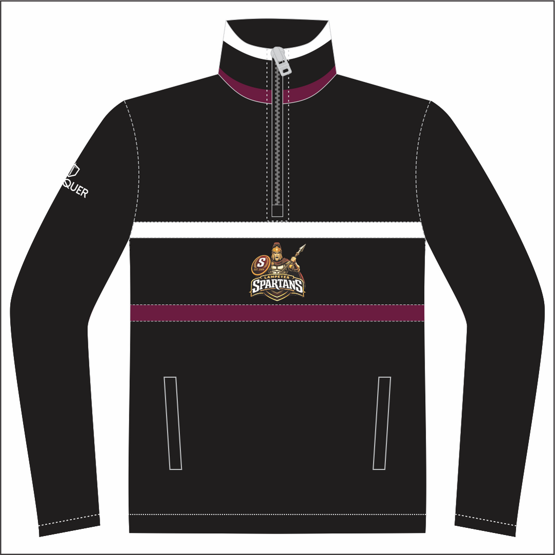 Lampeter Spartans 1/4 Zip Polar Fleece Midlayer