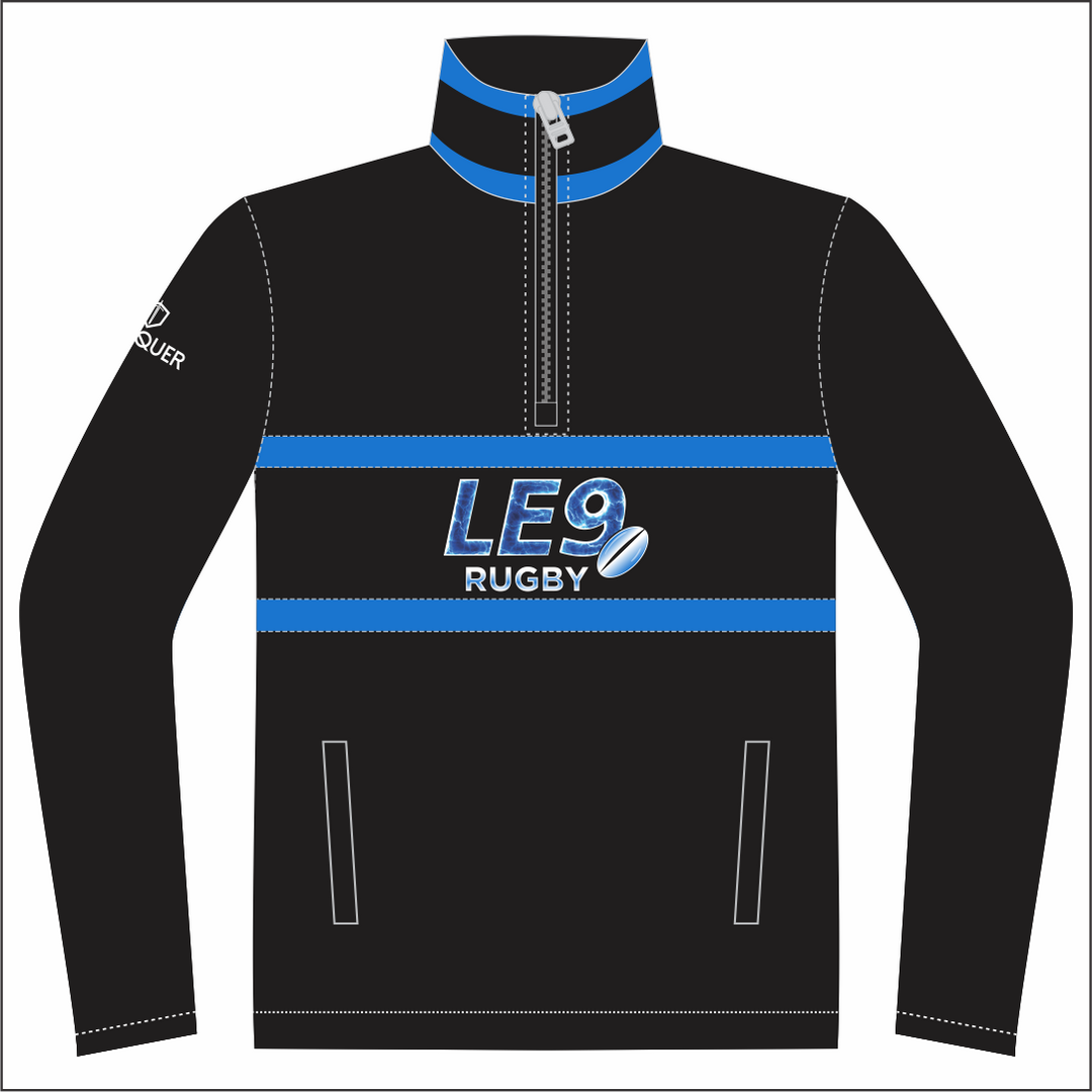 LE9 Rugby 1/4 Zip Polar Fleece Midlayer KIDS