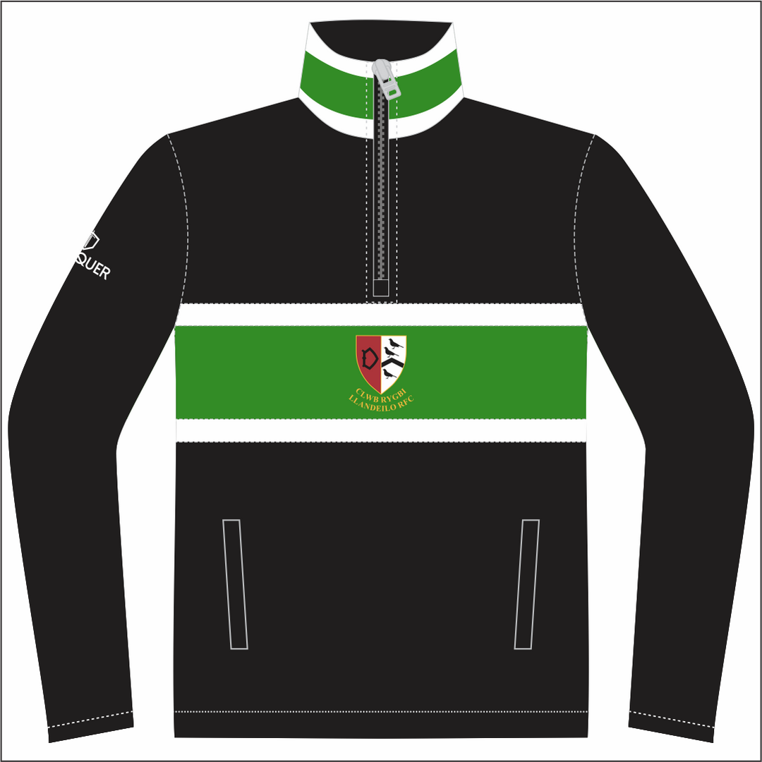 Llandeilo RFC 1/4 Zip Polar Fleece Midlayer KIDS