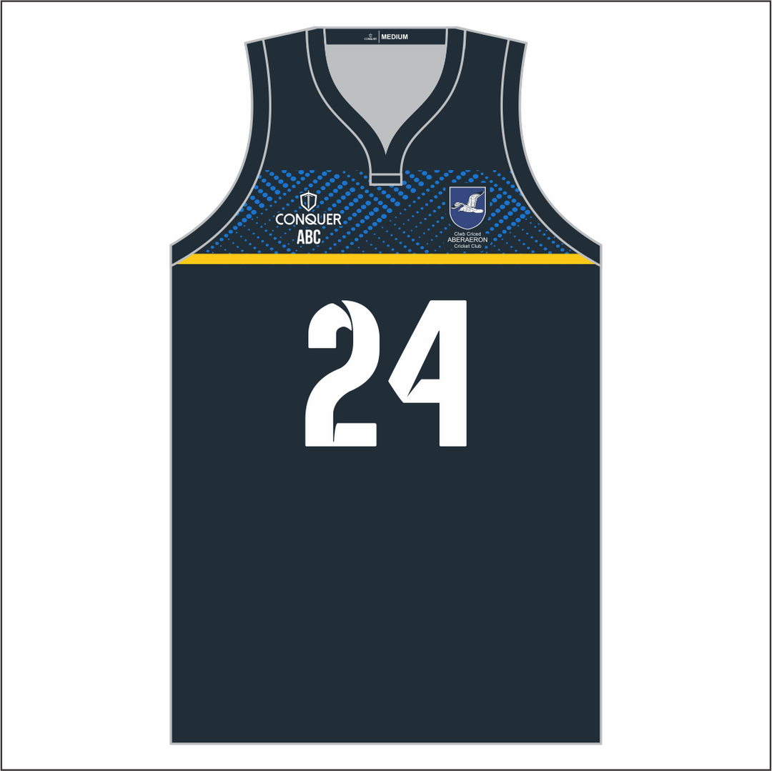 Aberaeron Cricket Sublimated Basketball Vest KIDS
