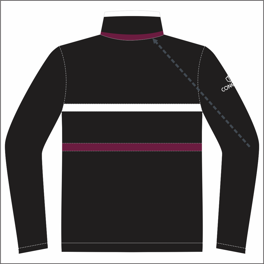 Lampeter Spartans 1/4 Zip Polar Fleece Midlayer KIDS