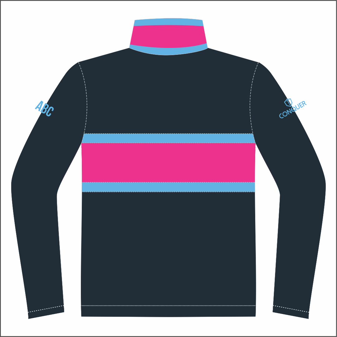 Cwmllynfell RFC Touch LADIES 1/4 Zip Polar Fleece Midlayer KIDS