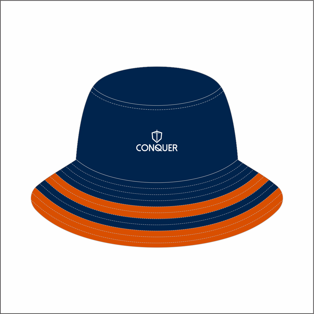ATAC Reversible Bucket Hat ADULT - Dark Blue & Orange