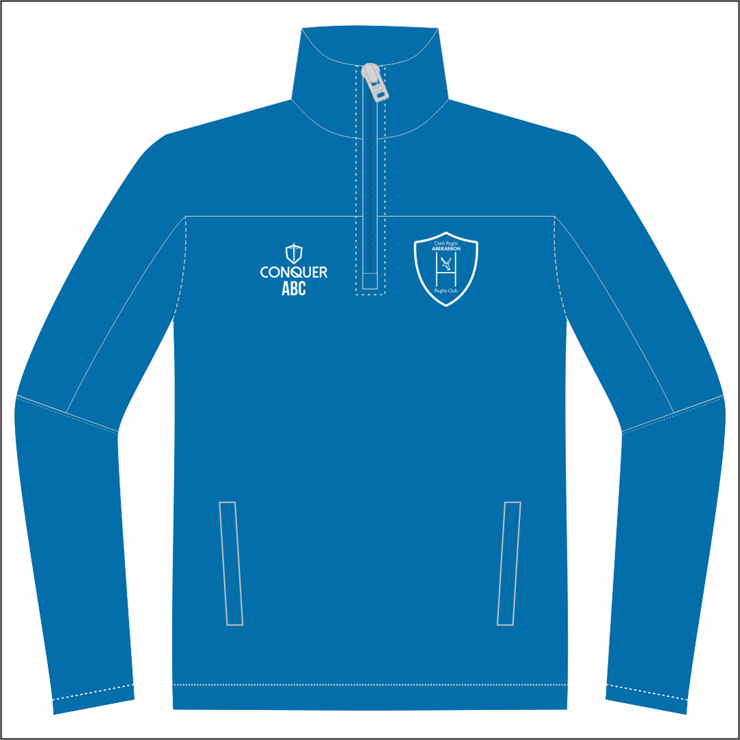 Aberaeron RFC 1/4 Zip Polar Fleece Midlayer - 26/27