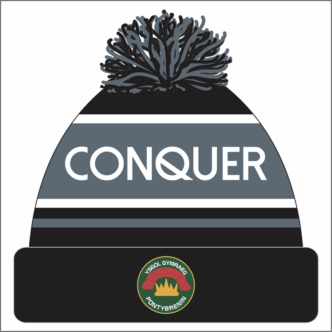 Ysgol Pontybrenin Bobble Hat ADULT