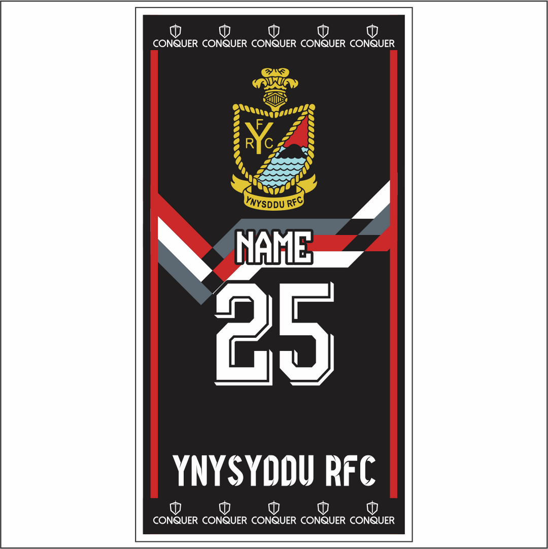 Ynysddu RFC Beach Towel