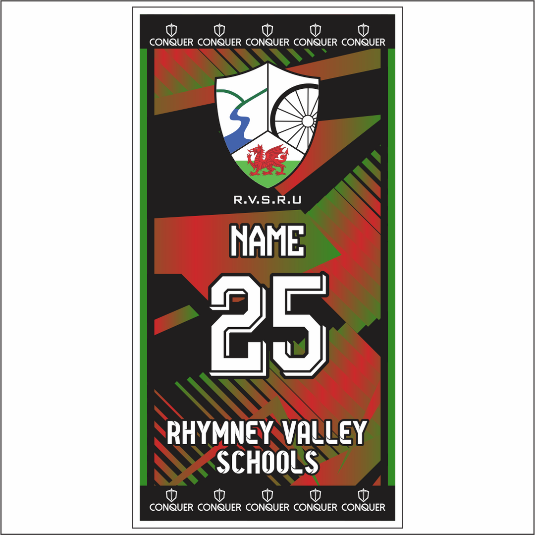 Rhymney Valley SCHOOLS Beach Towel