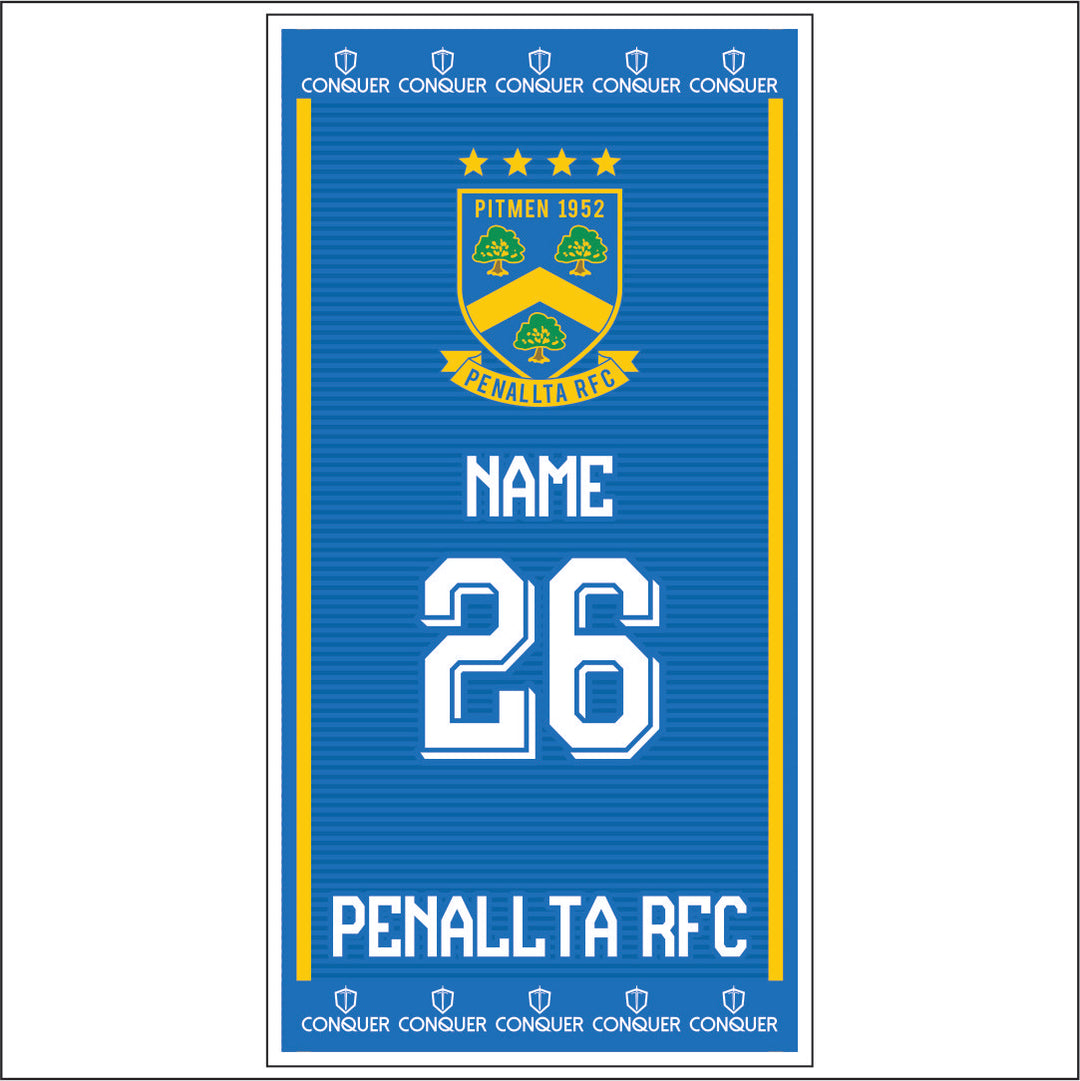 Penallta RFC Beach Towel