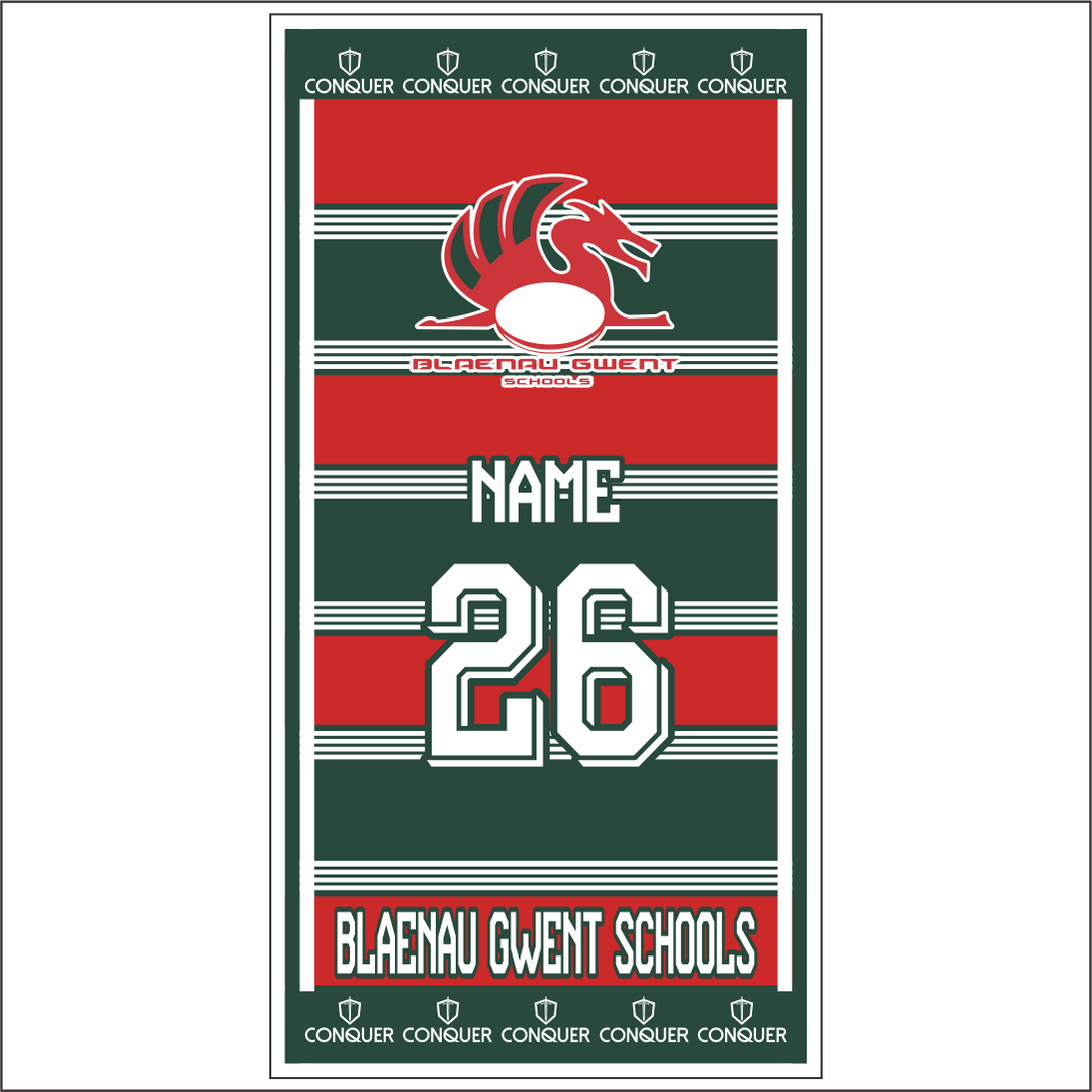 Blaenau Gwent Schools Beach Towel