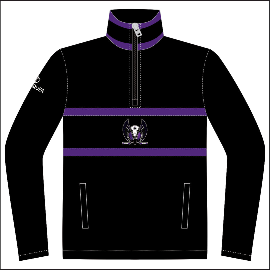 Carmarthen Ravens BHC 1/4 Zip Polar Fleece Midlayer