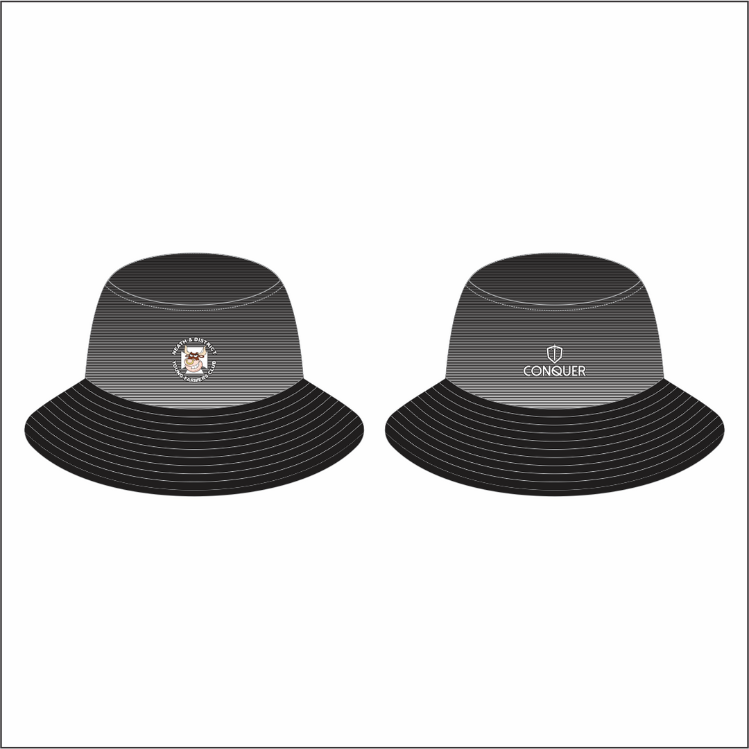 Neath & District YFC Reversible Bucket Hat KIDS - Black & White