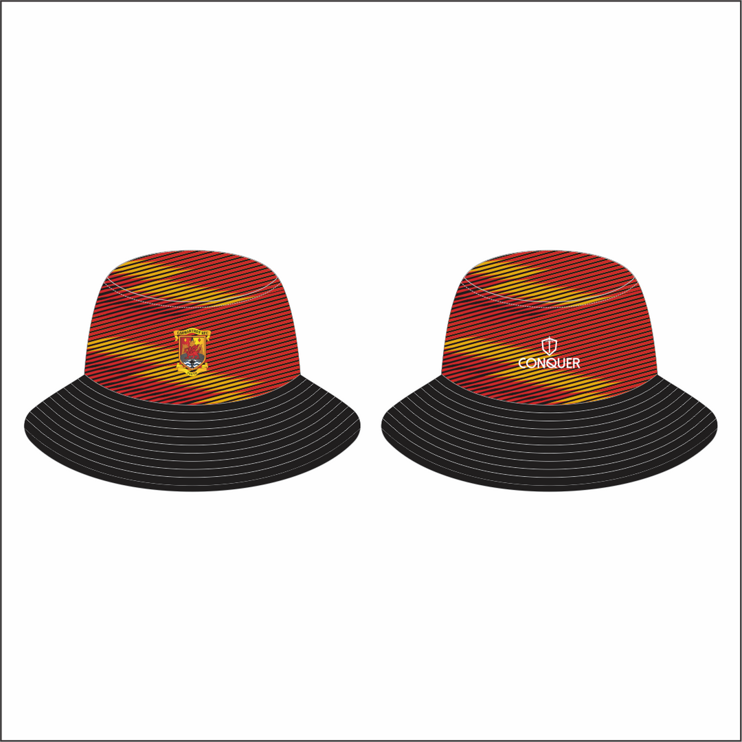 Carmarthen Quins RFC 26/27 Reversible Bucket Hat ADULTS - Red