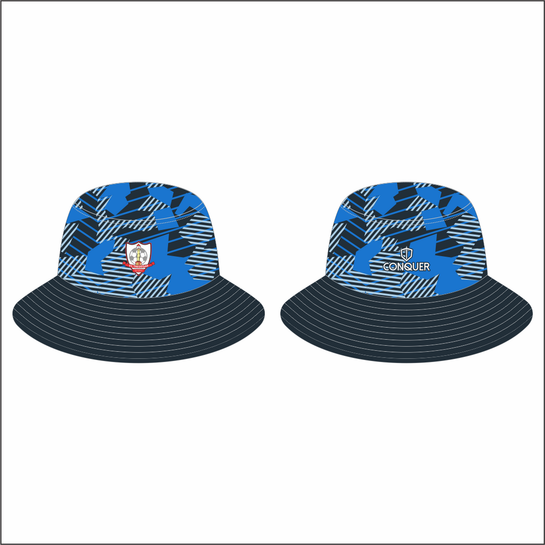 FC Tredegar Minis & Juniors Reversible Bucket Hat KIDS - Blue & Navy