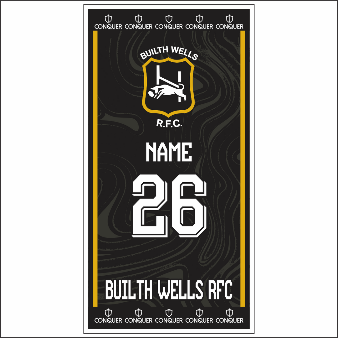 Builth Wells RFC Beach Towel - 26/27