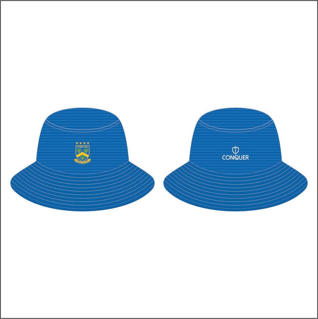 Penallta RFC Reversible Bucket Hat KIDS - Blue