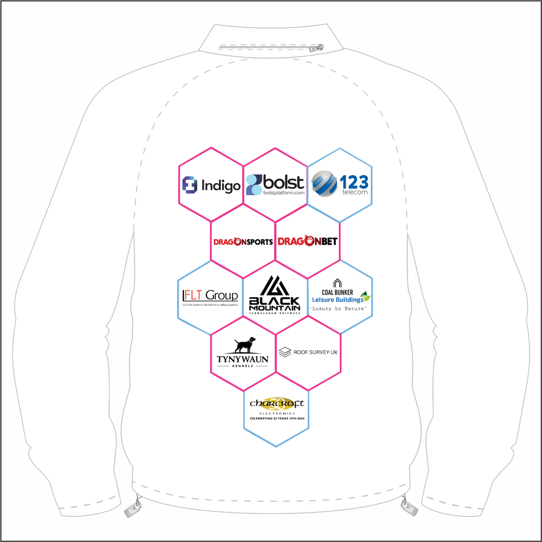 West Wales Jets White Rain Jacket (Kids)