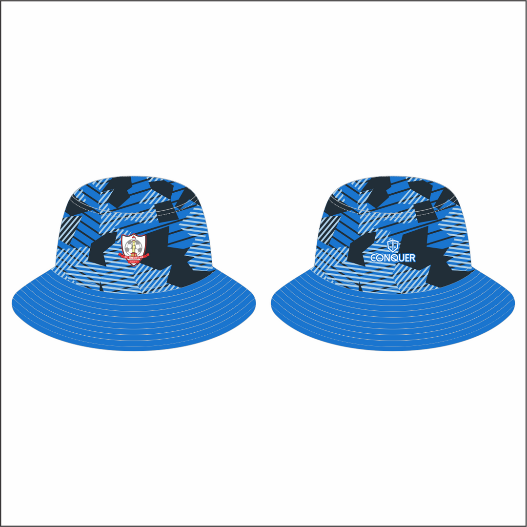 FC Tredegar Minis & Juniors Reversible Bucket Hat KIDS - Blue & Navy