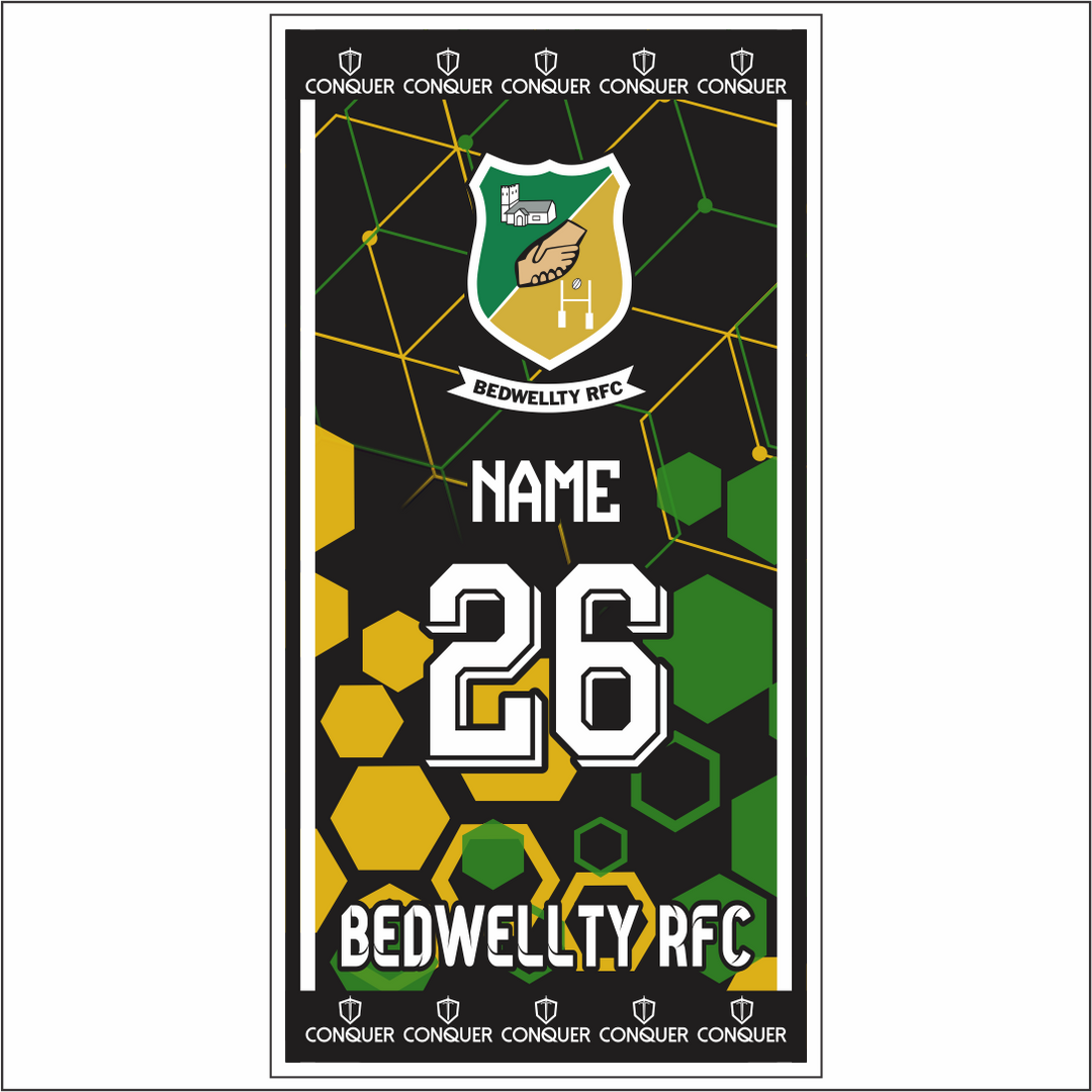 Bedwellty RFC Beach Towel