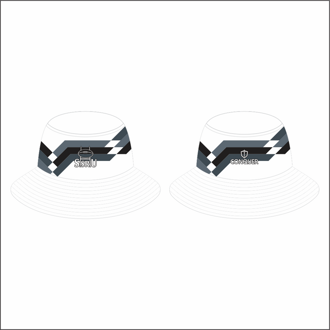 SSRU U16s (Blacks WEST) Reversible Bucket Hat - Black & White