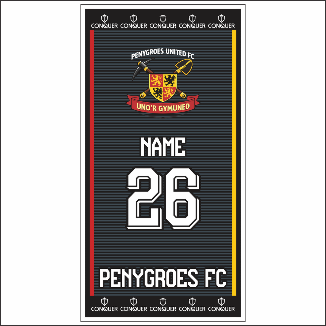 Penygroes FC Beach Towel