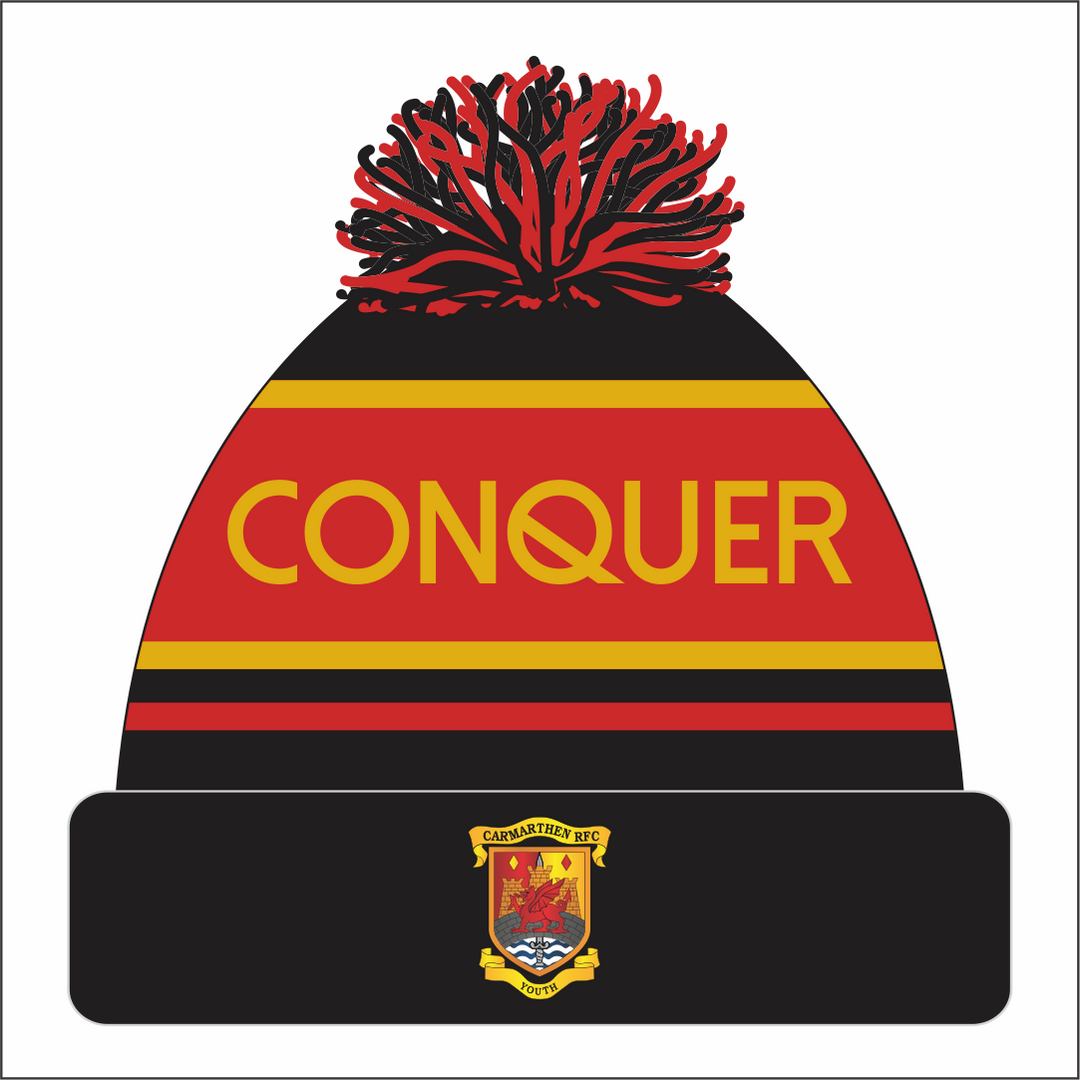 Carmarthen Quins RFC 26/27 Bobble Hat ADULT