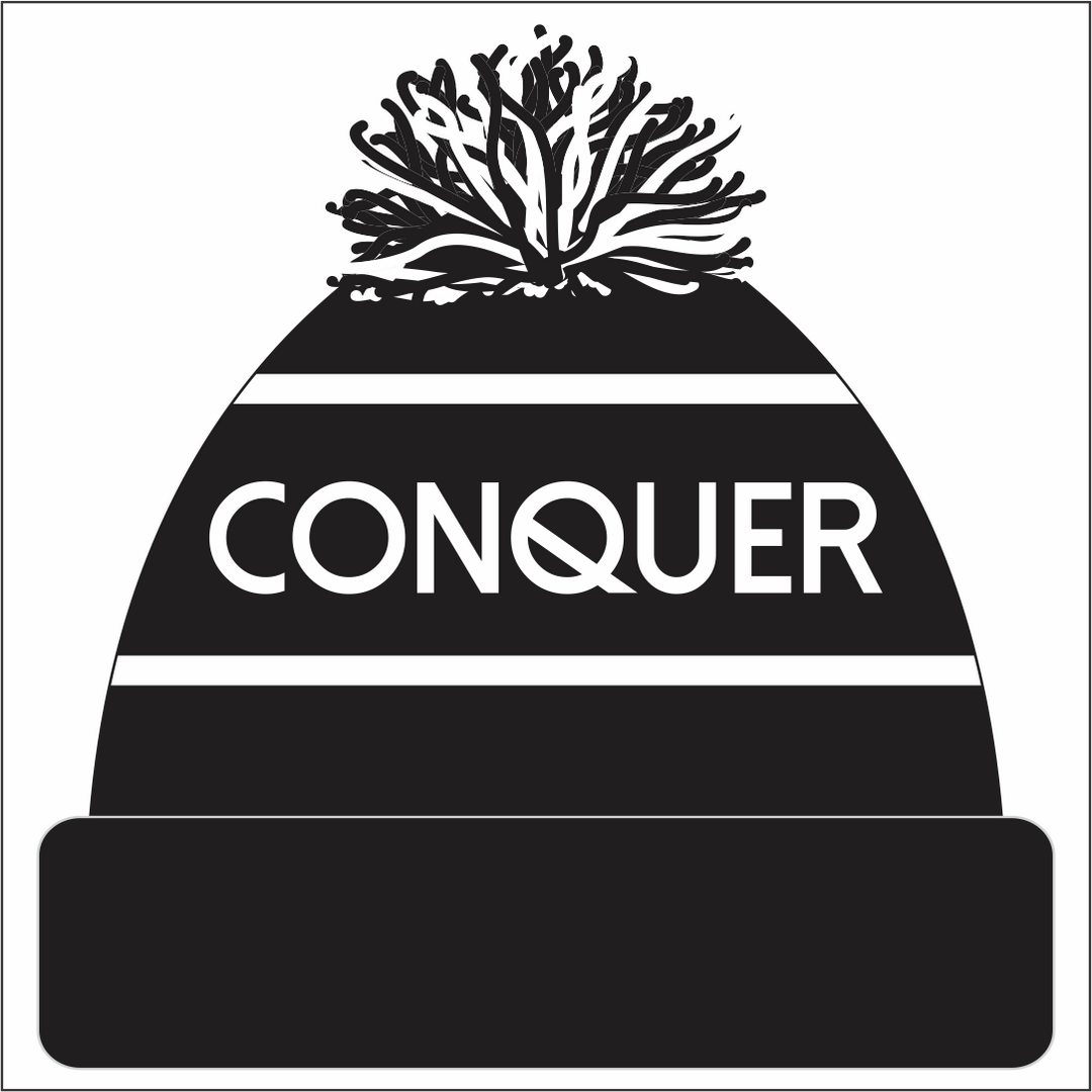 Neath & District YFC Bobble Hat KIDS - Black & White