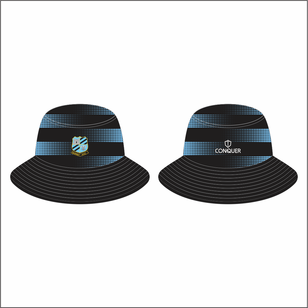 Rumney RFC Reversible Bucket Hat KIDS - Black & Blue