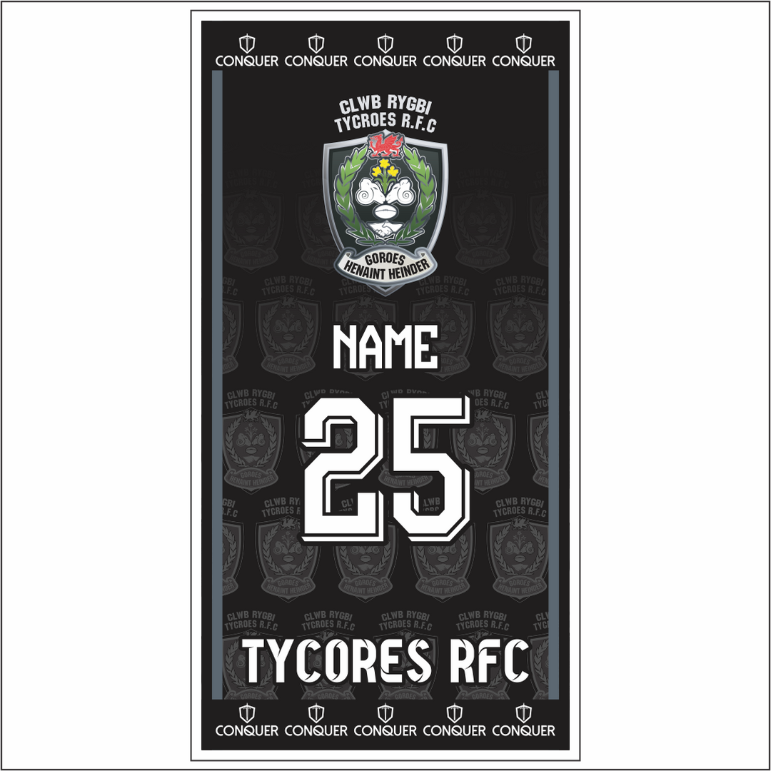 Tycroes RFC Beach Towel