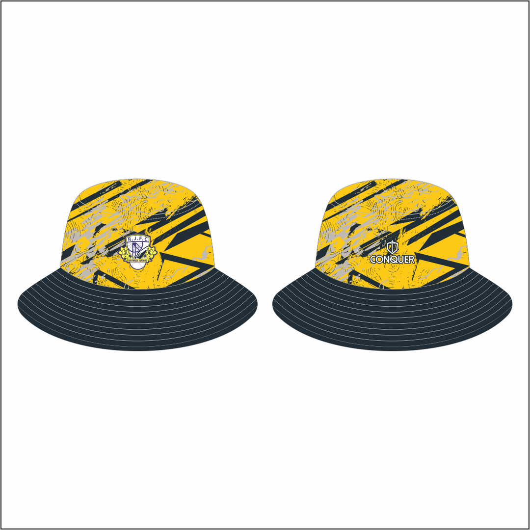 Rhymney JFC 26/27 Reversible Bucket Hat KIDS - Yellow