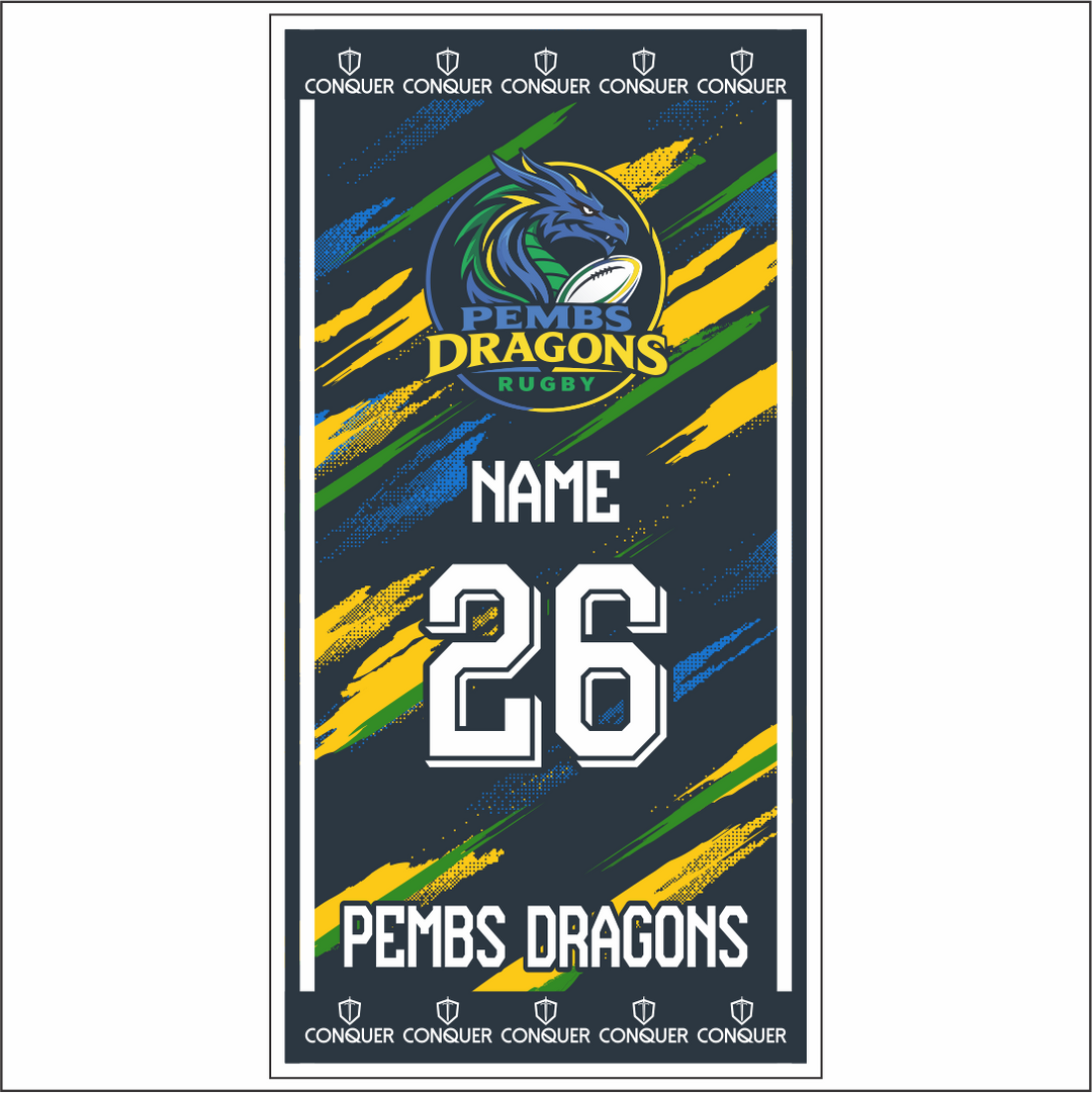 Pembs Dragons Beach Towel