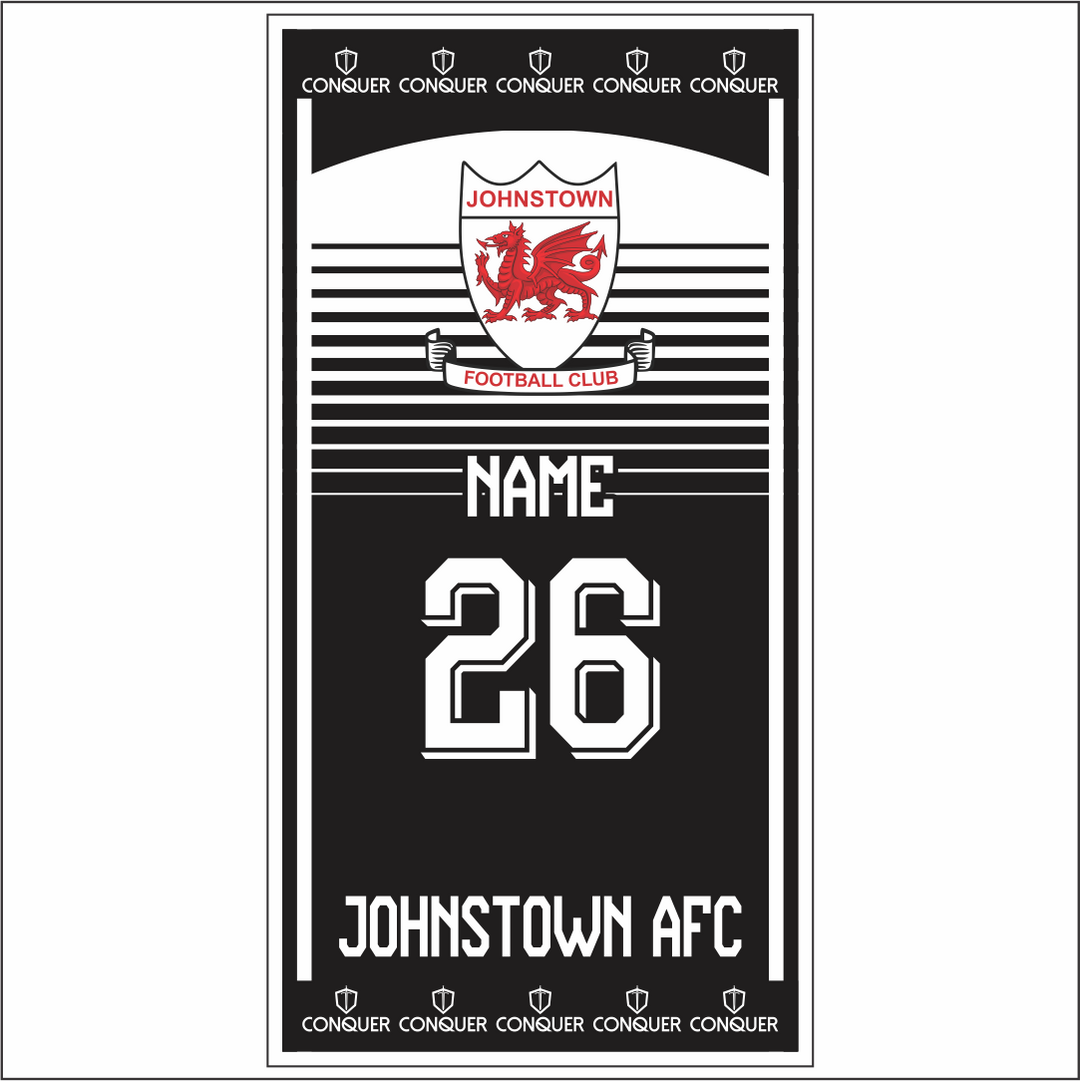 Johnstown AFC Beach Towel
