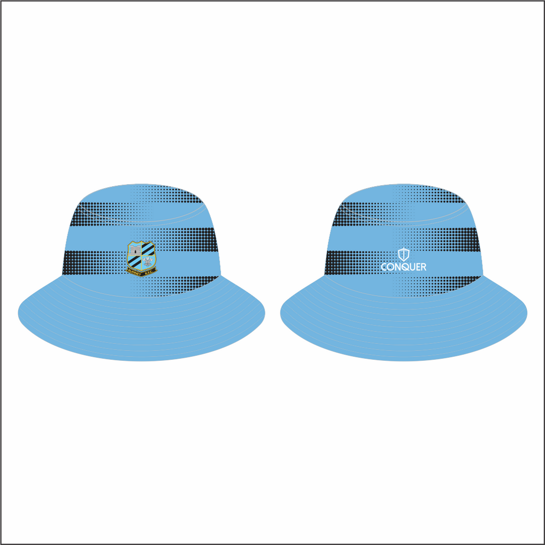 Rumney RFC Reversible Bucket Hat KIDS - Black & Blue