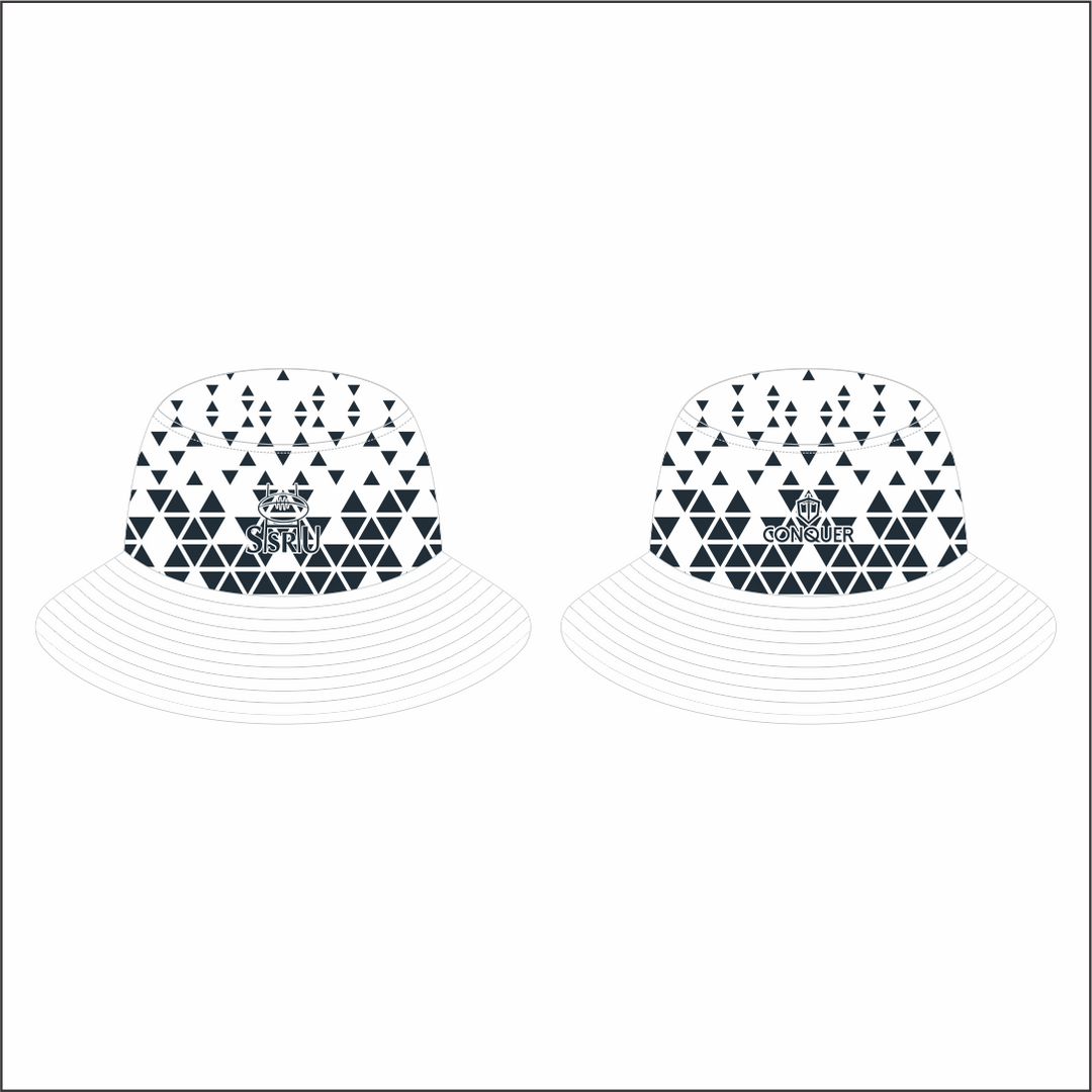 SSRU U16s (Whites EAST) Reversible Bucket Hat KIDS - Black & White